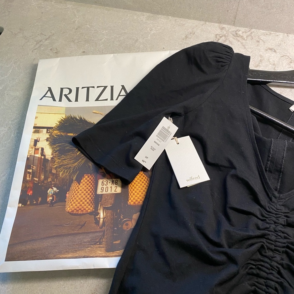 Wilfred black summer dress